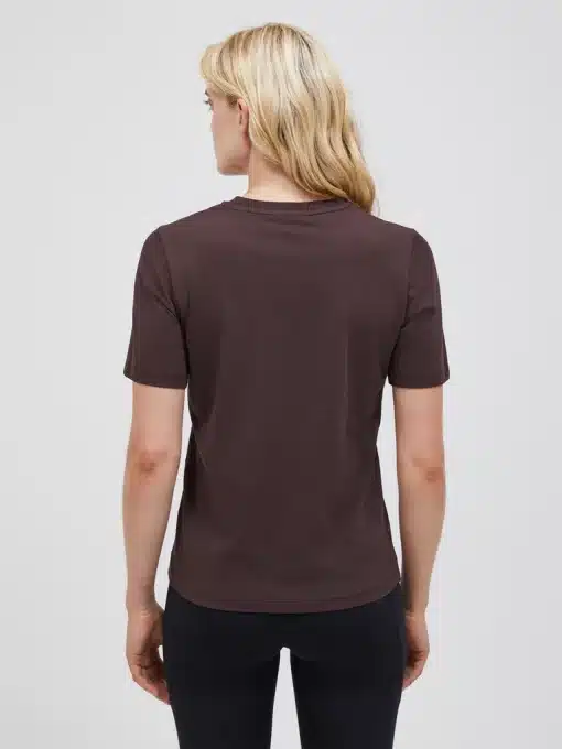 Peak Performance Original Small Logo Tee Women Desert Plum