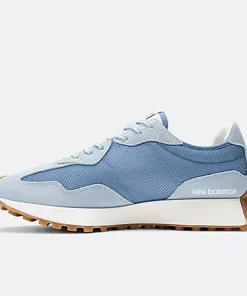 New Balance 327 Light Arctic Grey With Mercury Blue
