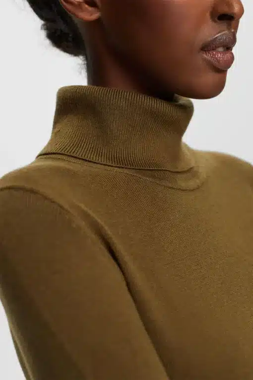 Esprit Knit Dress Dark Khaki