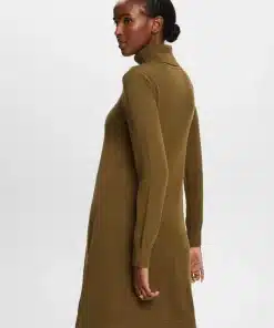 Esprit Knit Dress Dark Khaki