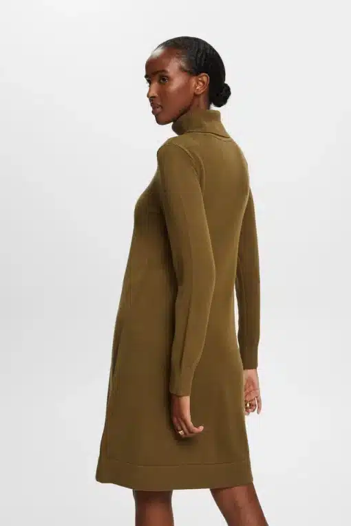 Esprit Knit Dress Dark Khaki