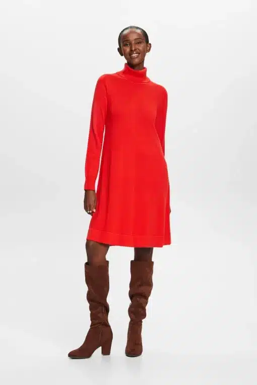 Esprit Knit Dress Red