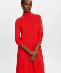 Esprit Knit Dress Red