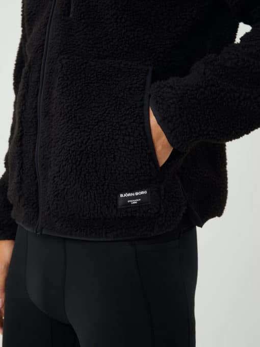 Björn Borg Centre Pile Fleece Jacket Black Beauty