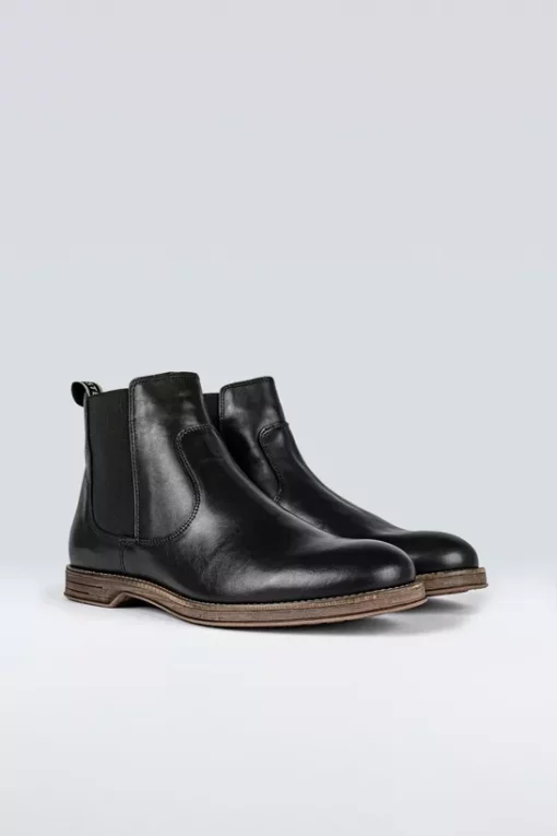 Sneaky Steve Risty Leather Shoes Black