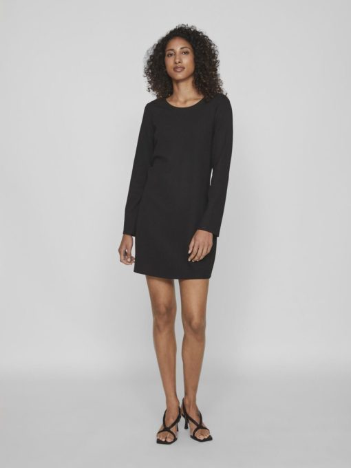 Vila Armerone O-Neck Dress Black