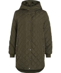 Vila Tate Hooded Jacket Ivy Green