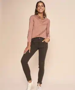 Mos Mosh Naomi Treasure Pant Slate Black