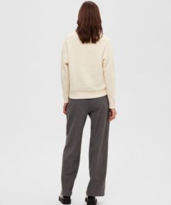 Selected Femme Maline V-Neck Knit Birch