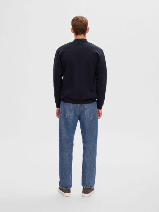 Selected Homme Seero Bomber Sweat Jacket Sky Captain
