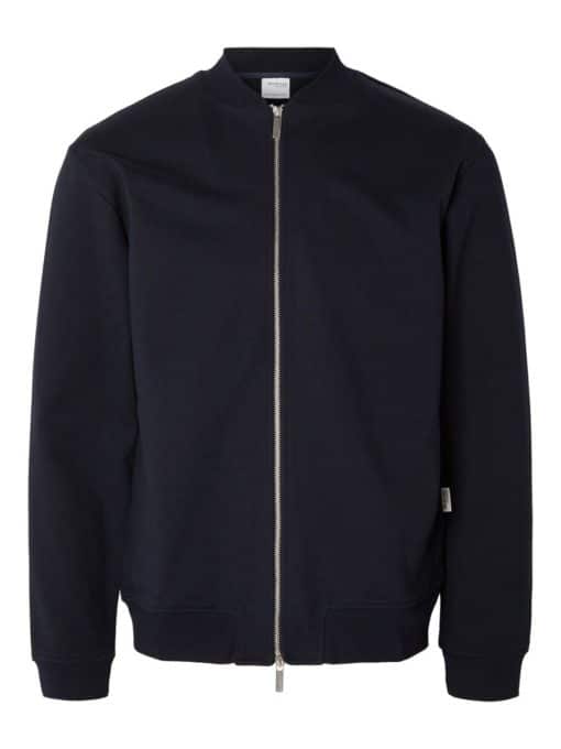 Selected Homme Seero Bomber Sweat Jacket Sky Captain