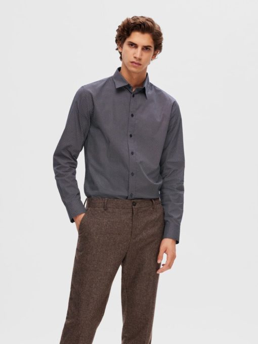 Selected Homme Slimsoho Shirt Dark Sapphire