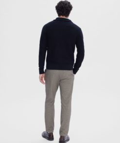 Selected Homme Axel Half Zip Knit Black
