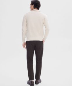 Selected Homme Axel Half Zip Knit Oatmeal