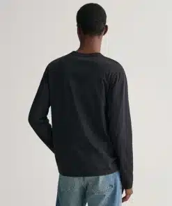 Gant Shield Ls T-shirt Black