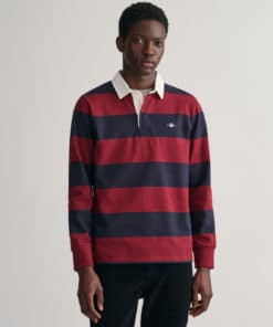 Gant Regular Fit Heavy Rugger Shirt Plumped Red