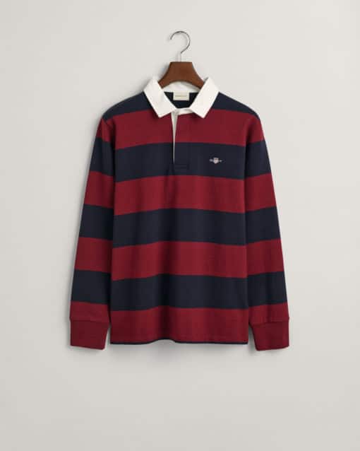 Gant Regular Fit Heavy Rugger Shirt Plumped Red