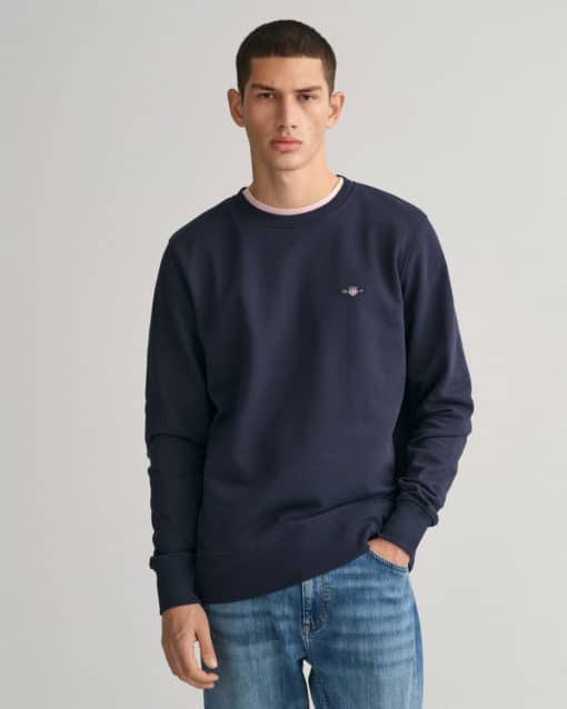 Gant Shield C-Neck  Evening Blue