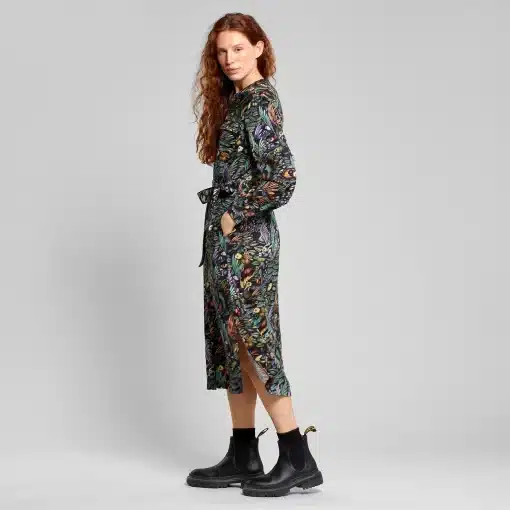 Dedicated Shirt Dress Falsterbo The Birds Black