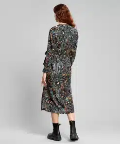 Dedicated Shirt Dress Falsterbo The Birds Black