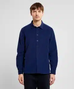 Dedicated Shirt Varberg Corduroy Navy