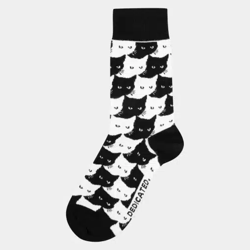 Dedicated Socks Sigtuna Pepita Cats 3-Pack