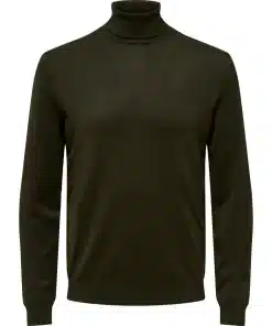 Only & Sons Wyler Life Roll Neck Green