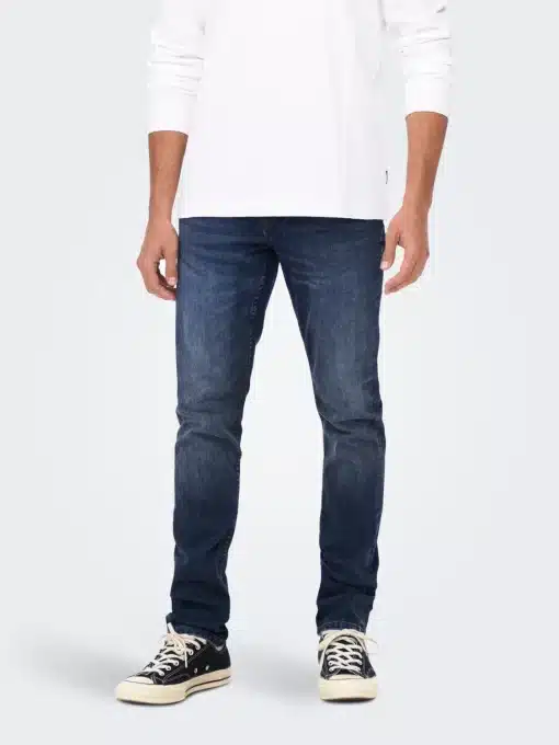 Only & Sons Loom Slim Fit Dark Blue Denim