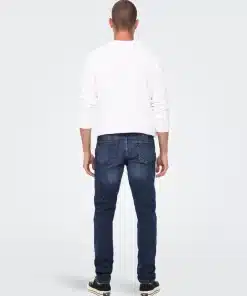 Only & Sons Loom Slim Fit Dark Blue Denim