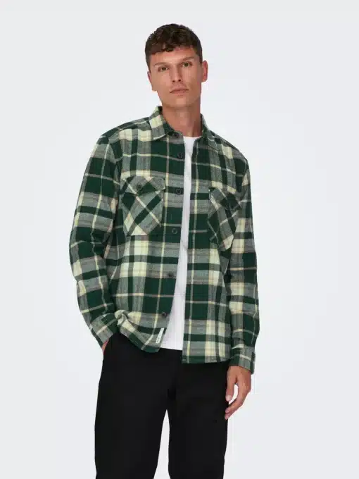 Only & Sons Milo Shirt Aqua / Lush Meadow