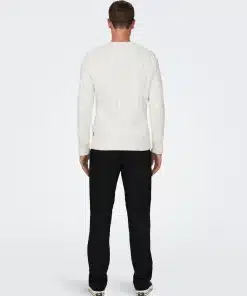 Only & Sons Kicker Life Knit Antique White