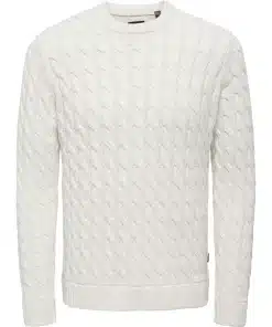Only & Sons Kicker Life Knit Antique White