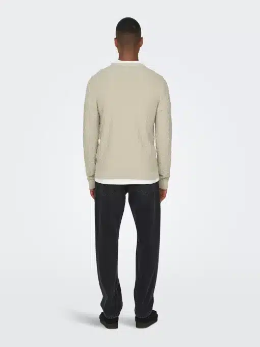 Only & Sons Kalle Sweater Silver Lining