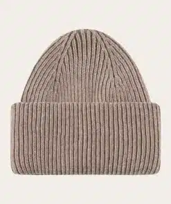 Knowledge Cotton Apparel Big Rib Beanie Kelp Melange