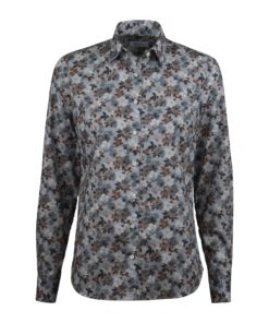 Stenströms Sofie Grey Floral Shirt