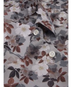 Stenströms Sofie Grey Floral Shirt