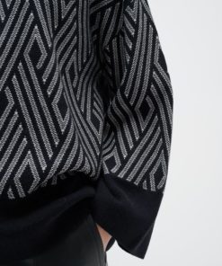InWear Gittel Jaquard Pullover Black/White