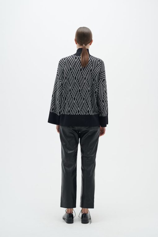 InWear Gittel Jaquard Pullover Black/White
