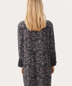 Part Two Cenette Dress Magnet Border Print