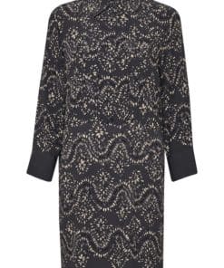 Part Two Cenette Dress Magnet Border Print