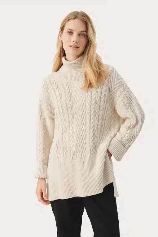 Part Two Rennah Pullover Whitecap Gray
