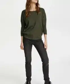 Saint Tropez Milasz Pullover Army Green Melange