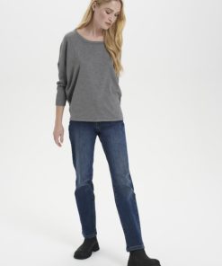 Saint Tropez Milasz Pullover Misty Grey Melange