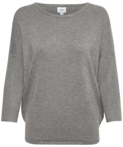 Saint Tropez Milasz Pullover Misty Grey Melange