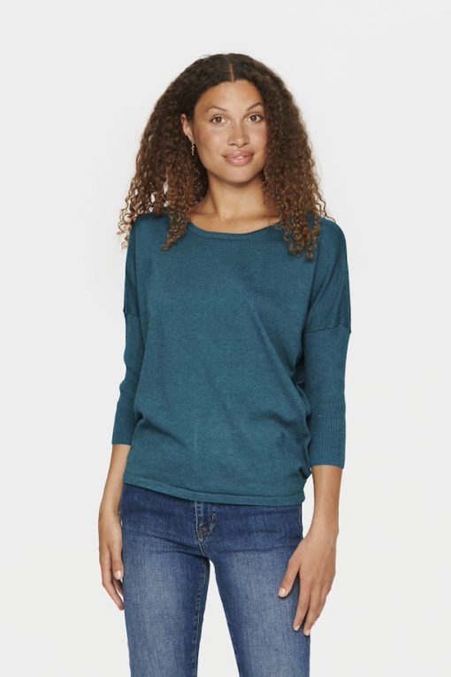 Saint Tropez Milasz Pullover Reflecting Pond Melange