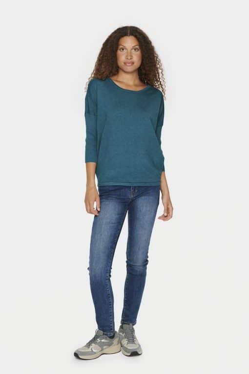 Saint Tropez Milasz Pullover Reflecting Pond Melange