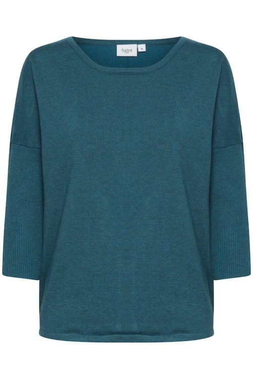 Saint Tropez Milasz Pullover Reflecting Pond Melange