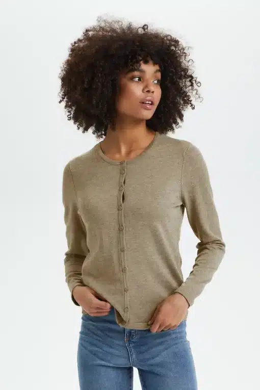 Saint Tropez Milasz Knitted Cardigan Atmos Melange