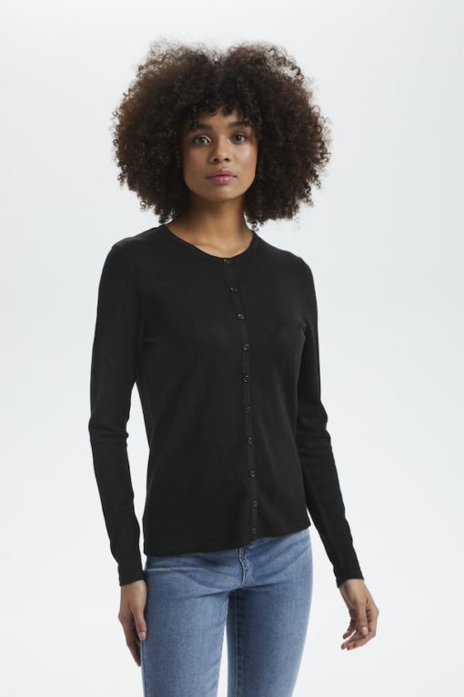 Saint Tropez Milasz Knitted Cardigan Black