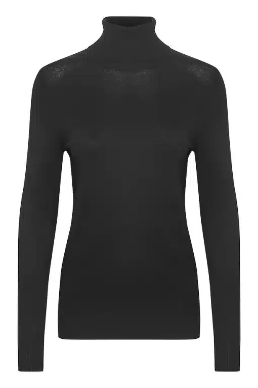 Saint Tropez Milasz Rollneck Pullover Black